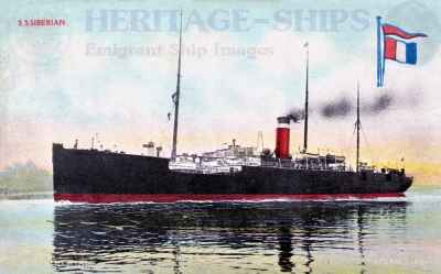 Siberian, Allan Line steamship
