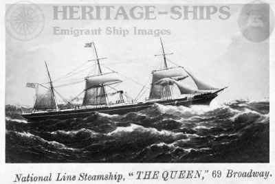 The Queen, National Line steamship
