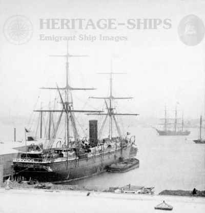 Westphalia (1), Hamburg America Line steamship built 1868