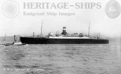 S.S. Letitia, Anchor Line steamship