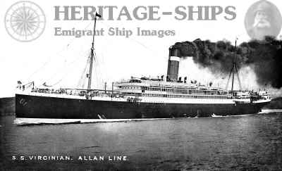 Virginan - Allan Line steamship