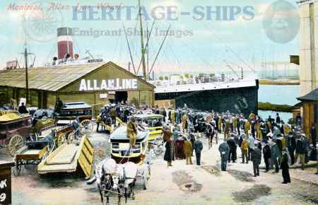 (image for) Allan Line Wharf, Montreal
