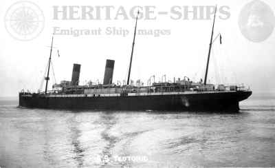 (image for) Teutonic - armed merchant cruiser WW1
