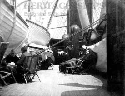 (image for) Etruria - deck scene 1890