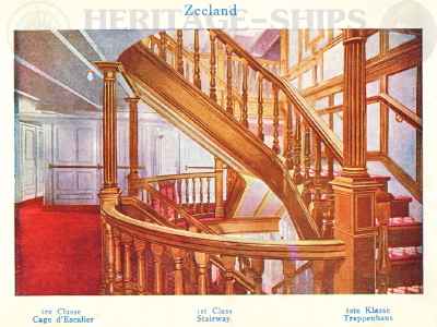 (image for) Zeeland (2) - 1st class stairway