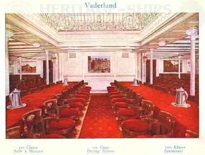 (image for) Vaderland (2) - 1st class dining saloon