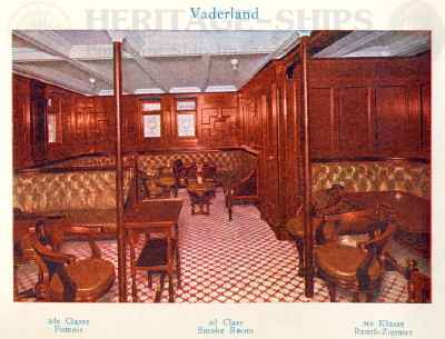 (image for) Vaderland (2) - 2nd class smoke room