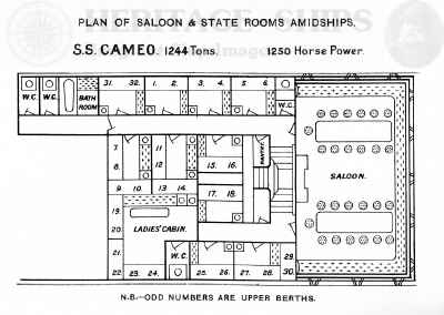 (image for) Cameo - cabin plan