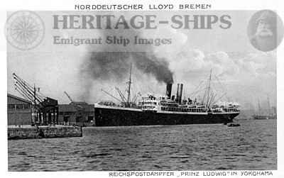 (image for) Prinz Ludwig in Yokahama