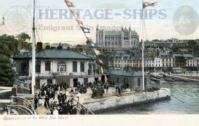 (image for) White Star Line wharf - Queenstown