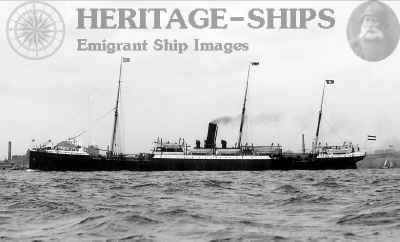 Rugia (1), Hamburg America Line steamship.