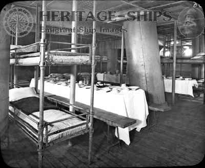 (image for) Lucania and Campania, steerage accommodation