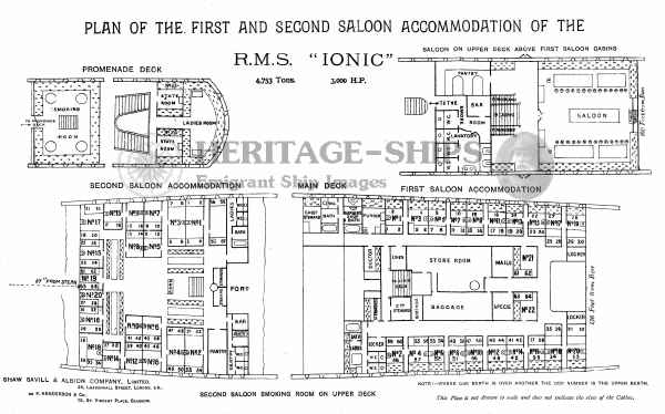 (image for) Ionic (2) - Cabin plan