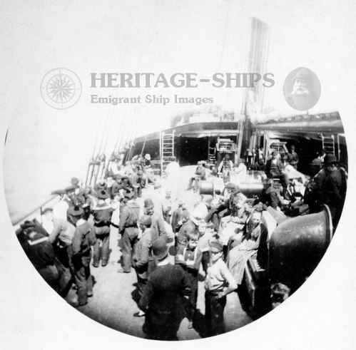 (image for) Steerage Passengers on deck