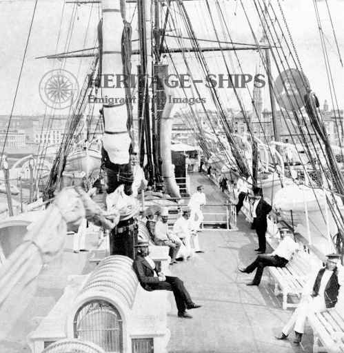 (image for) Saxonia - deck scene