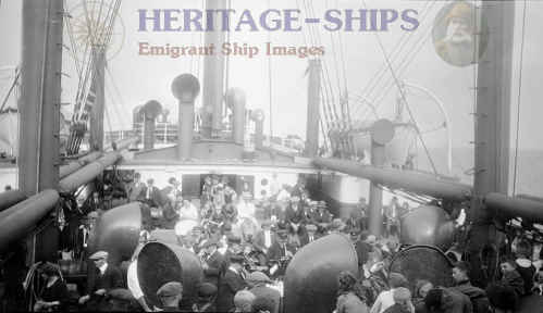 (image for) Steerage passengers mid-Atlantic