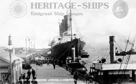(image for) Lusitania at Liverpool