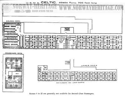 (image for) Celtic (2) - second class plan