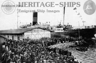 (image for) Scandinavian America Line steamship at Vippetangen