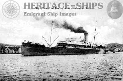 (image for) Tasso (2) - departing with emigrants for Hull